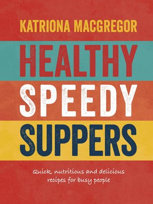 cover image of Healthy Speedy Suppers